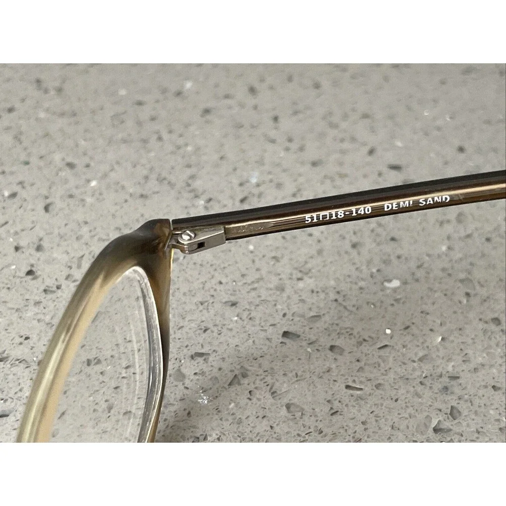 Bulova Aurora DEMI SAND Sunglasses Frames ONLY Brown Oval Full Rim 51-18-140